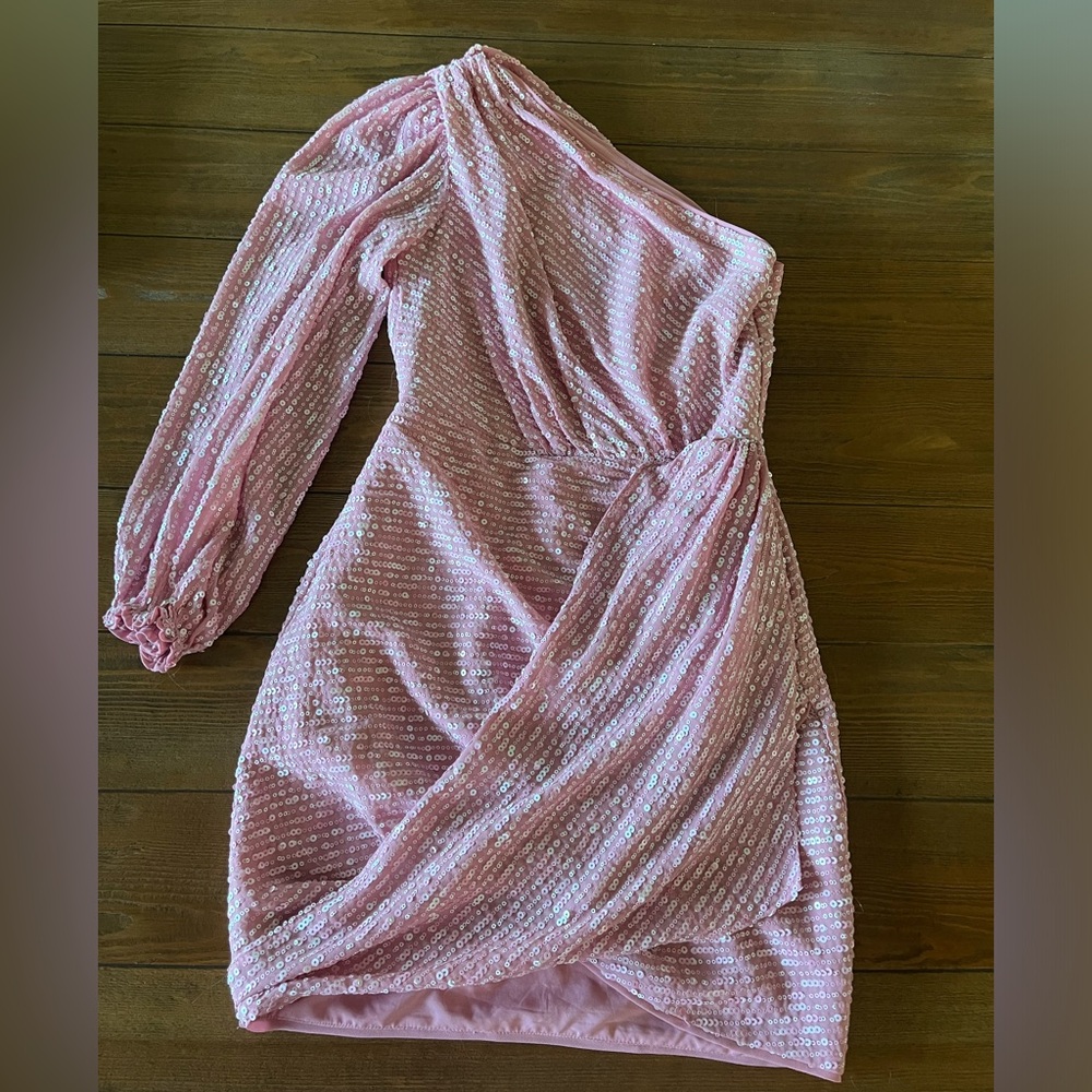 Nordstrom pink off the shoulder dress!!